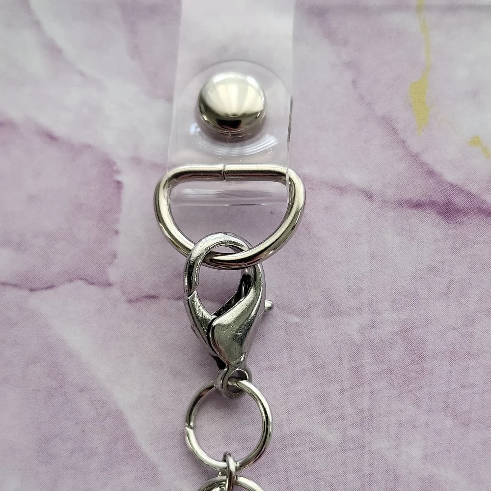 Cell Phone Charm Purple Handmade